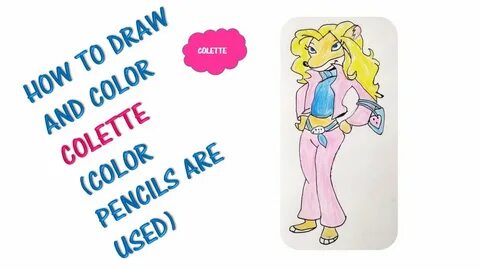 How to draw and color Character Colette - Thea Sisters from 