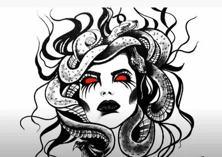 How to Draw Medusa Step By Step - https://htdraw.com/wp-cont