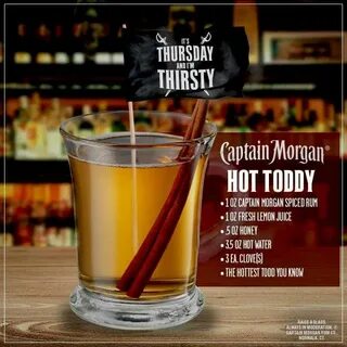 Captain Morgan Hot Toddy! Yes please! Hot toddy recipe rum, 