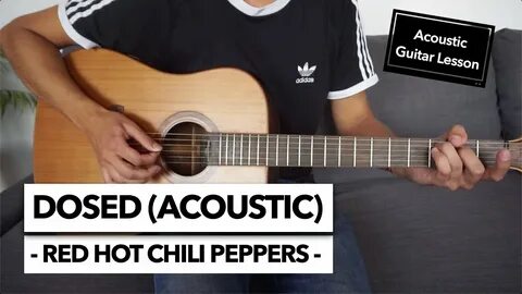 Dosed - Red Hot Chili Peppers // Acoustic Guitar Lesson (+ S