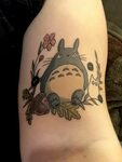 My new Totoro tattoo by Kailee Winterburn Old School Tattoos
