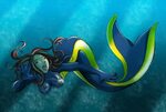 divesuit mermaid by Yapi - Transfur