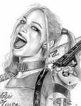 Harley Quinn Drawing Pencil Easy