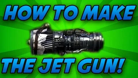 Black Ops 2 Zombies: How To Make Jet Gun (Wonder Weapon) Bla