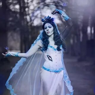 Emily Corpse Bride Kostüm selber machen " DIY Ideen - masker