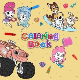 Nick Jr. Coloring Book: Coloring Pages for Kids Coloring boo
