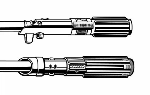 Get Vector Lightsaber Silhouette - Polamu-cuy