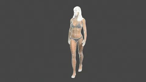 Movie Actress Madison Iseman in Bikini - 3D Model by 123IGOR