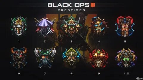 What are the Call of Duty: Black Ops 4 prestige emblems?