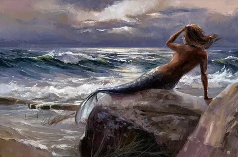 Mermaid Oil paintings