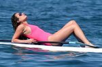 Lea Michele in Pink Swimsuit 2017 -18 GotCeleb