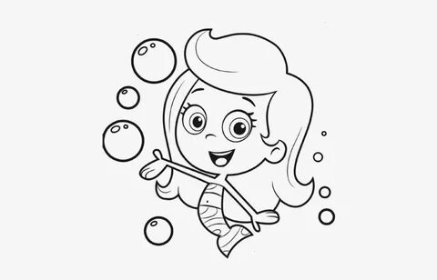 Drawing Bubbles Bubble Guppy - Bubble Guppies Molly Coloring