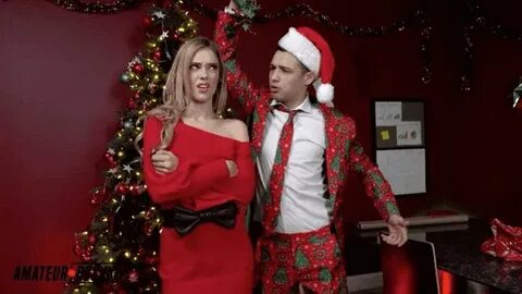 Worker Mind Controls Hot Bitch at Office XMAS Party - 1080 w