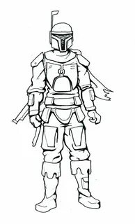 Boba Fett Coloring Pages - Best Coloring Pages For Kids Boba