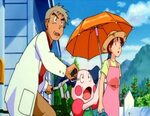Professor Oak, Mr. Mime & Delia Ketchum Pokemon, Anime, Char