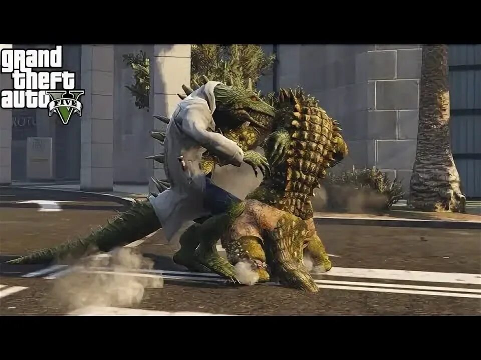 The Lizard VS Killer Croc - Epic Battle (GTA 5) - YouTube
