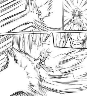 18-gou VS Caulifla Page 22 Of 36 dragon ball