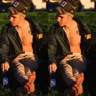 The Stars Come Out To Play: Justin Bieber - New Shirtless & 