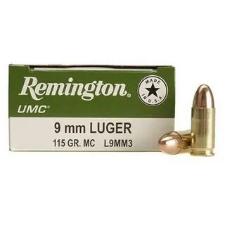 Remington UMC 9mm 115-Gr. FMJ 1000 Rnds - $173 gun.deals