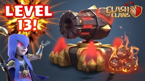 Clash of Clans "LEVEL 13 CANNON!" Clash of Clans New Update 