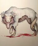 Original Watercolour Painting Dominic Murphy ART signed Wolf