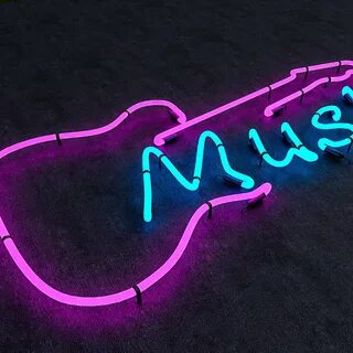 ArtStation - Music Neon Sign Resources
