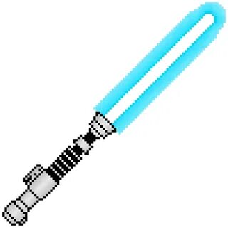 Jedi lightsaber star wars pixel art