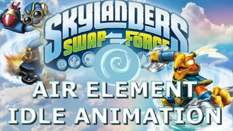 Skylanders Swap Force Air Element Idle Animation - YouTube