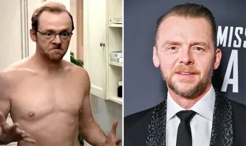 Simon Pegg shares EXTREME body transformation for new thrill