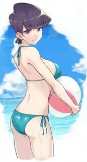 Safebooru - 1girl aqua bikini ass ayatak0517 ball bare arms 