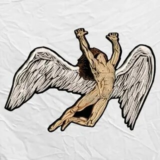 Led Zeppelin Icarus Embroidered Big Patch Fallen Angel Rober