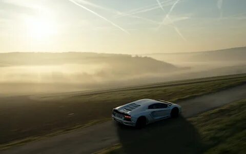Wallpaper Gran Turismo Sport, Lamborghini Aventador, Nature 