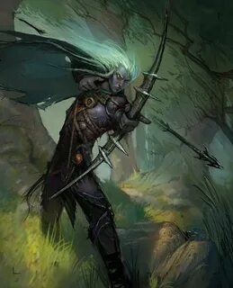 archer vs dragon fantasy art - Google Search Elves fantasy, 