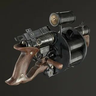 Gregory Trusov - Steampunk grenade launcher