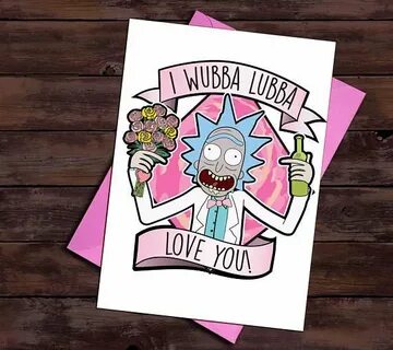 Rick and Morty Valentines Day Card Printable Rick and Morty 