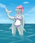 Shark-chan (bikini) by Clarion -- Fur Affinity dot net