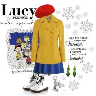 "Lucy Van Pelt - winter apparel" by unusualsidekick on Polyv