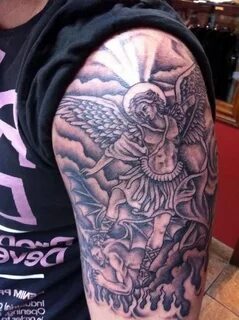 Angels And Demons Tattoo Half Sleeve * Half Sleeve Tattoo Si