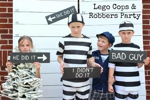 Lego Cops and Robbers Party: Part 1 Cops and robbers costume