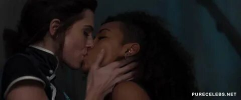 Allison Williams & Logan Browning Nude And Hot Lesbian Sex S