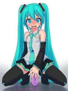 Xbooru - 1girl aqua eyes aqua hair blush boots clothed mastu