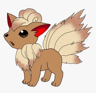 Pokemon Fusion Of Vulpix And Eevee Evix - Pokemon Life Orb M