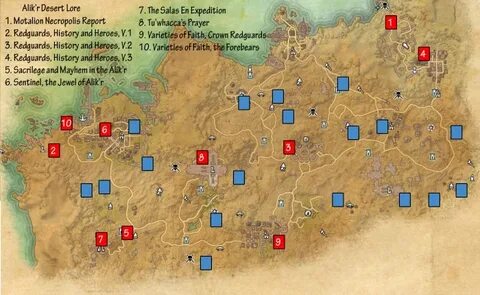 eso-alik'r-desert-lorebooks-map-resized - MMO Guides, Walkth