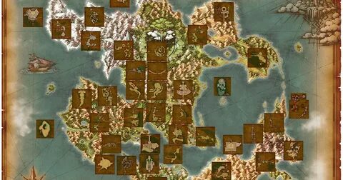 Dragon Quest 11 World Map - Map Of Florida