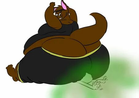 Murphy kangaroo squashes and fart on someone by Joe-Anthro -