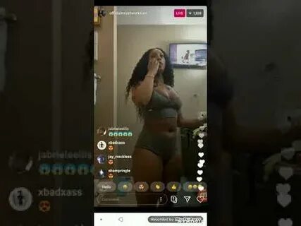 Mizz TwerkSum Instagram live sneak peek at only fans videos 