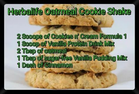 Herbalife Oatmeal Cookie Shake Recipe Herbalife shake recipe