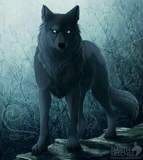Диалоги Wolf spirit animal, Anime wolf, Wolf with blue eyes