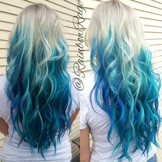 Pin by Ольга Ковалева on pretty Hair styles, Blue ombre hair