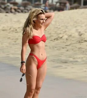 Leaked Tallia Storm Looking Sexy In Red Bikini At The Beach